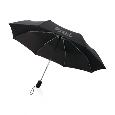 Logo trade corporate gifts picture of: Swiss Peak AWARE™ Traveller 21” automatic umbrella