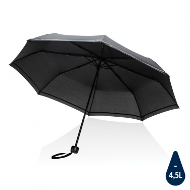 Logotrade promotional gift image of: 20.5"Impact AWARE™ RPET 190T pongee mini reflective umbrella