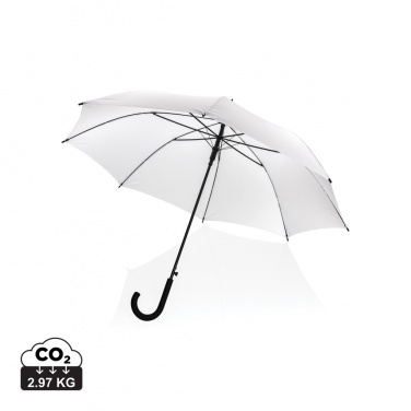 Logo trade promotional giveaways picture of: 23" Impact AWARE™ RPET 190T standard auto open umbrella