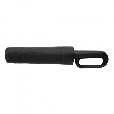 Logotrade corporate gift picture of: Yara 21" AWARE™ RPET solid colour umbrella with carabiner