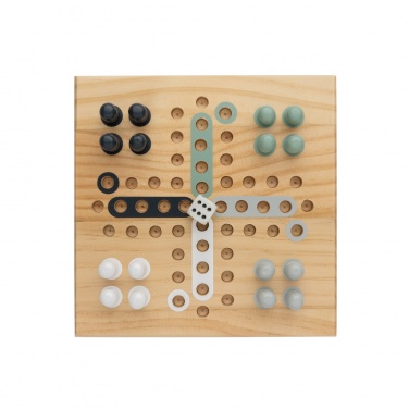 Logo trade promotional items picture of: Claire wooden Ludo game