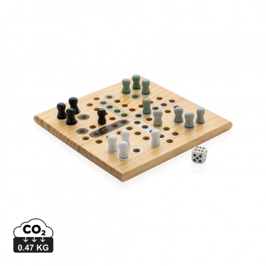 Logo trade corporate gifts image of: Claire wooden Ludo game