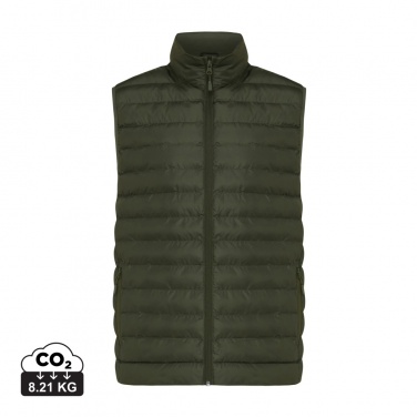 Logo trade promotional products image of: Iqoniq Meru men recycled polyester bodywarmer