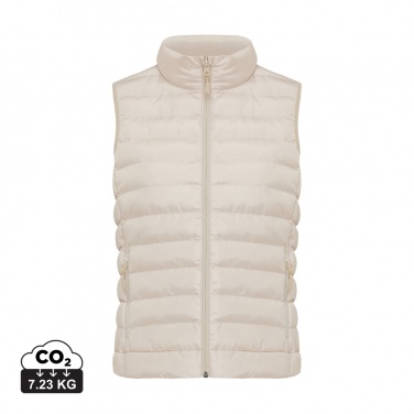 Logo trade promotional item photo of: Iqoniq Meru women recycled polyester bodywarmer