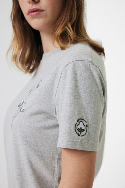 Logo trade promotional giveaways image of: Iqoniq Manuel recycled cotton t-shirt undyed