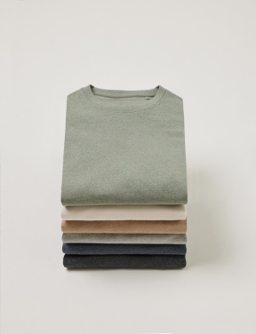 Logo trade promotional merchandise image of: Iqoniq Manuel recycled cotton t-shirt undyed