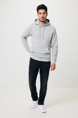 Logo trade corporate gift photo of: Iqoniq Torres recycled cotton hoodie undyed