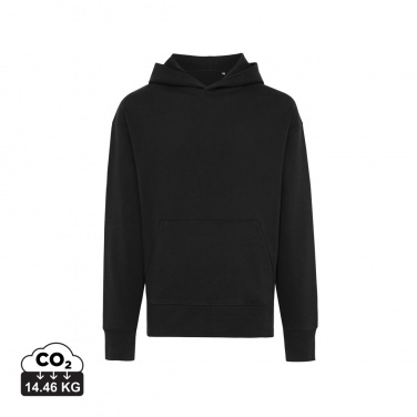 Logo trade promotional merchandise picture of: Iqoniq Yoho recycled cotton relaxed hoodie