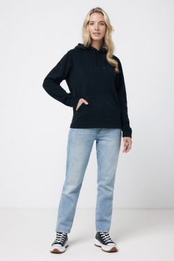 Logo trade business gifts image of: Iqoniq Trivor recycled polyester microfleece hoodie
