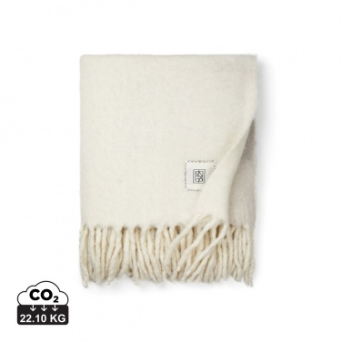 Logo trade promotional merchandise image of: Vinga Saletto wool blend blanket