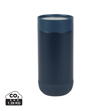 Logo trade advertising product photo of: VINGA Erie RCS recycled SS push mug 350 ML