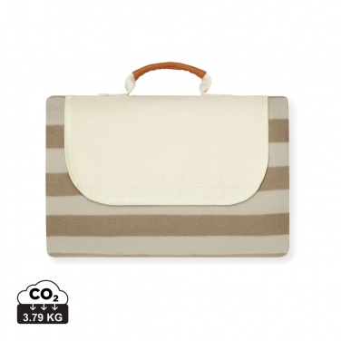 Logo trade corporate gifts picture of: VINGA Alba GRS RPET picnic blanket medium