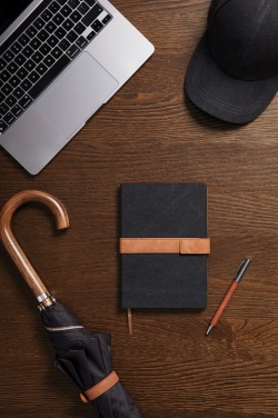 Logo trade promotional merchandise image of: VINGA Bosler RCS recycled paper notebook