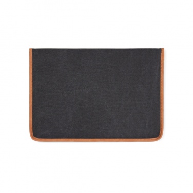Logotrade promotional gift image of: VINGA Bosler GRS recycled canvas 14" laptop sleeve