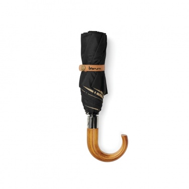 Logo trade corporate gift photo of: VINGA Bosler AWARE™ recycled pet 21" foldable umbrella