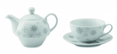 Logo trade business gift photo of: Christmas tea set