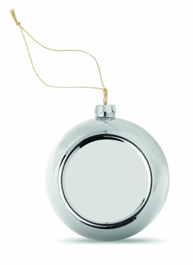 Logo trade promotional gifts picture of: Christmas ball for sublimation