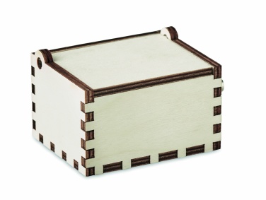 Logo trade promotional giveaway photo of: Wooden Christmas music box