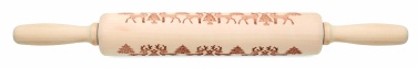 Logo trade promotional gift photo of: Christmas pastry wooden rolling