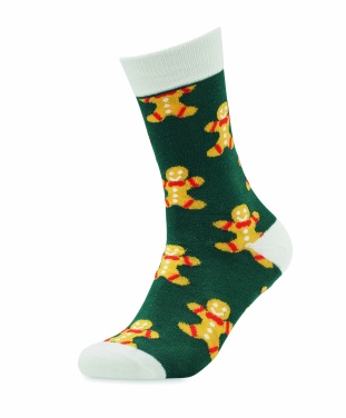 Logo trade corporate gift photo of: Pair of Christmas socks L