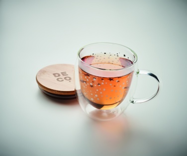 Logo trade advertising product photo of: Double wall borosilicate mug