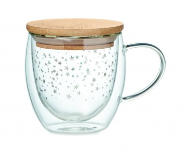Logo trade promotional gift photo of: Double wall borosilicate mug