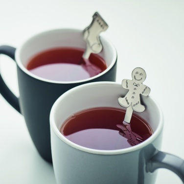 Logo trade advertising products image of: Set of 4 Christmas tea spoon