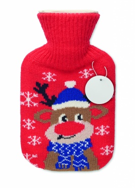 Logo trade business gifts image of: Hot water bottle 250ml