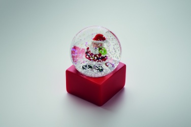 Logo trade promotional items picture of: Small snow ball glass ornament