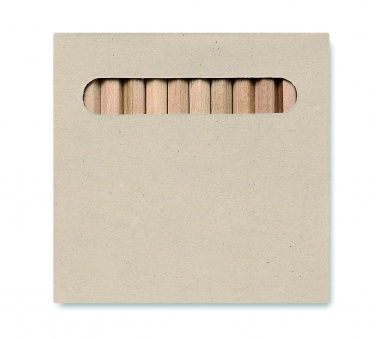 Logotrade advertising products photo of: 12 coloured pencils set