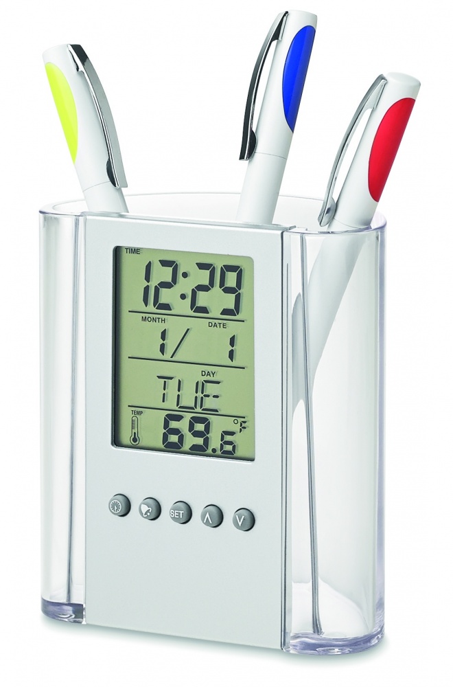 Logo trade promotional gifts picture of: Pen holder with calendar