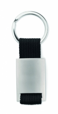 Logo trade advertising products image of: Metal rectangular key ring Espoo