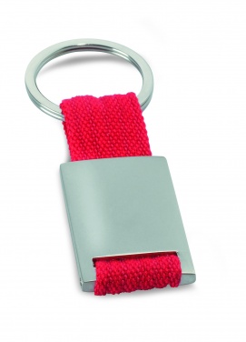 Logotrade promotional merchandise photo of: Metal rectangular key ring Espoo
