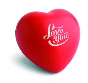 Logo trade promotional products image of: Anti-stress heart PU material