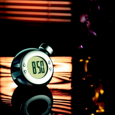 Logo trade promotional product photo of: Water powered LCD desk clock