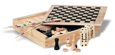 Logotrade advertising product image of: 4 games in wooden box