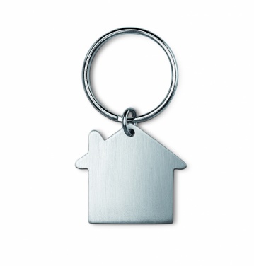 Logo trade promotional giveaway photo of: Metal key holder house Lahti