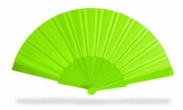 Logo trade business gift photo of: Manual hand fan