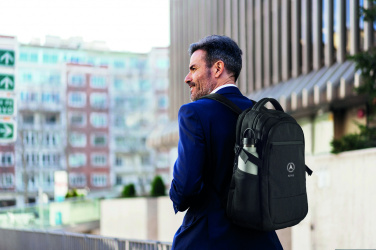Logo trade advertising products image of: 600D RPET laptop backpack