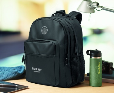 Logo trade promotional giveaway photo of: 300D RPET laptop backpack