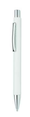 Logo trade promotional merchandise image of: Recycled paper push ball pen
