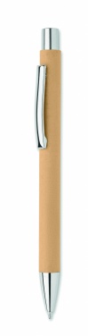 Logotrade promotional products photo of: Recycled paper push ball pen