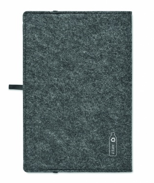 Logotrade promotional gift picture of: A5 notebook RPET felt