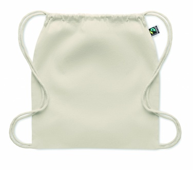 Logo trade promotional item photo of: Drawstring bag Fairtrade