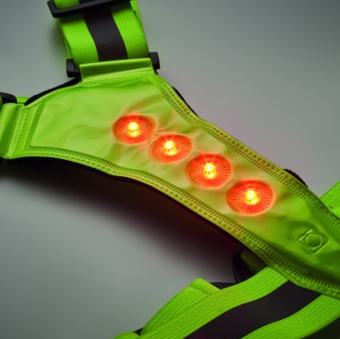 Logo trade corporate gifts picture of: Reflective body belt with LED