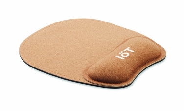 Logo trade promotional items image of: Ergonomic cork mouse mat