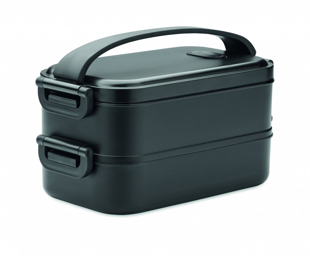 Logo trade promotional products image of: Lunch box in recycled PP
