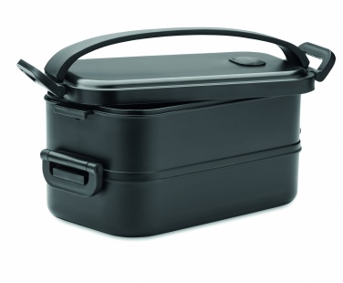 Logo trade promotional merchandise picture of: Lunch box in recycled PP