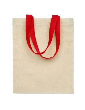 Logo trade promotional products image of: Small cotton gift bag140 gr/m²