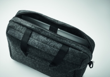 Logotrade corporate gift picture of: 15 inch RPET felt laptop bag